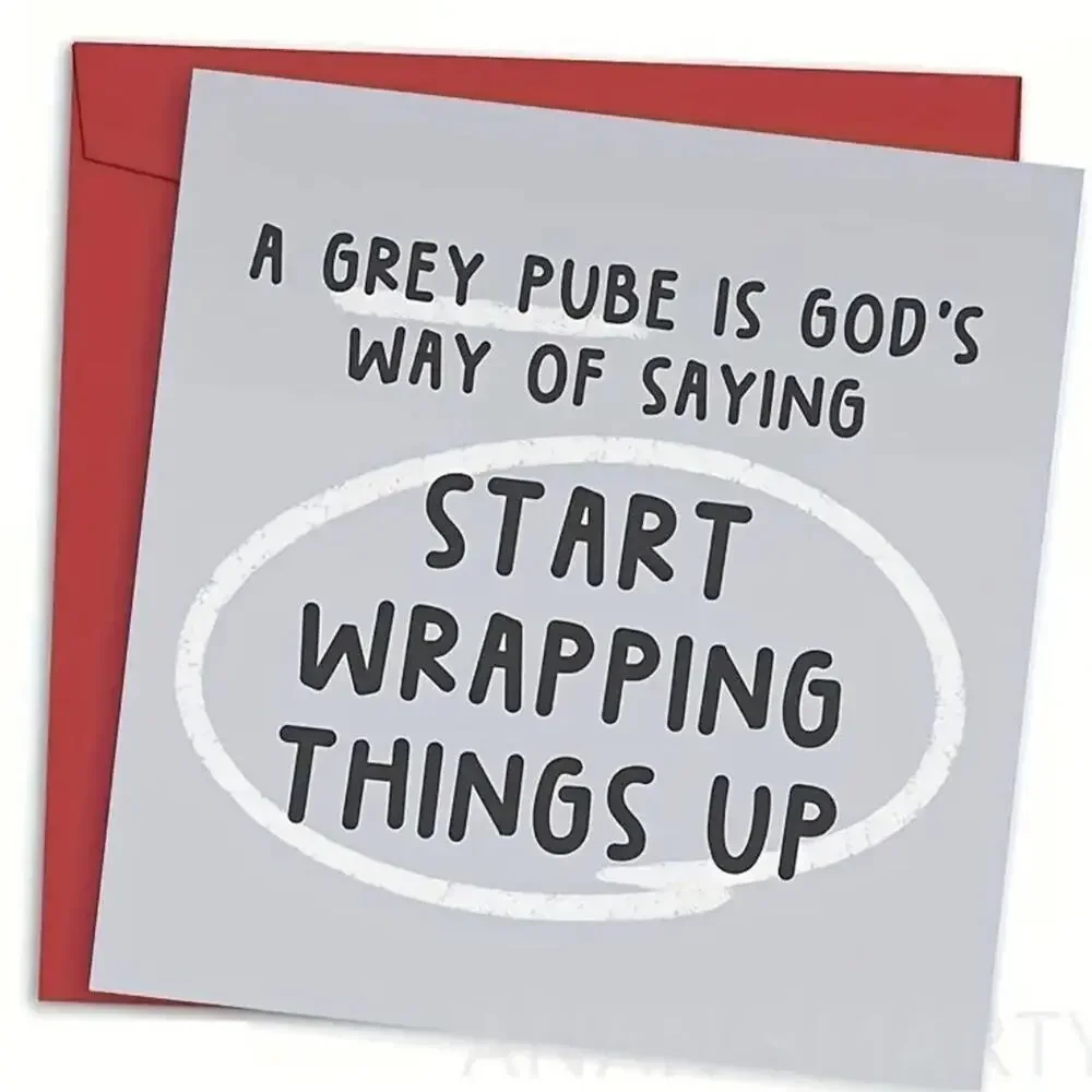 Birthday Card, Adult, Funny - 5.5